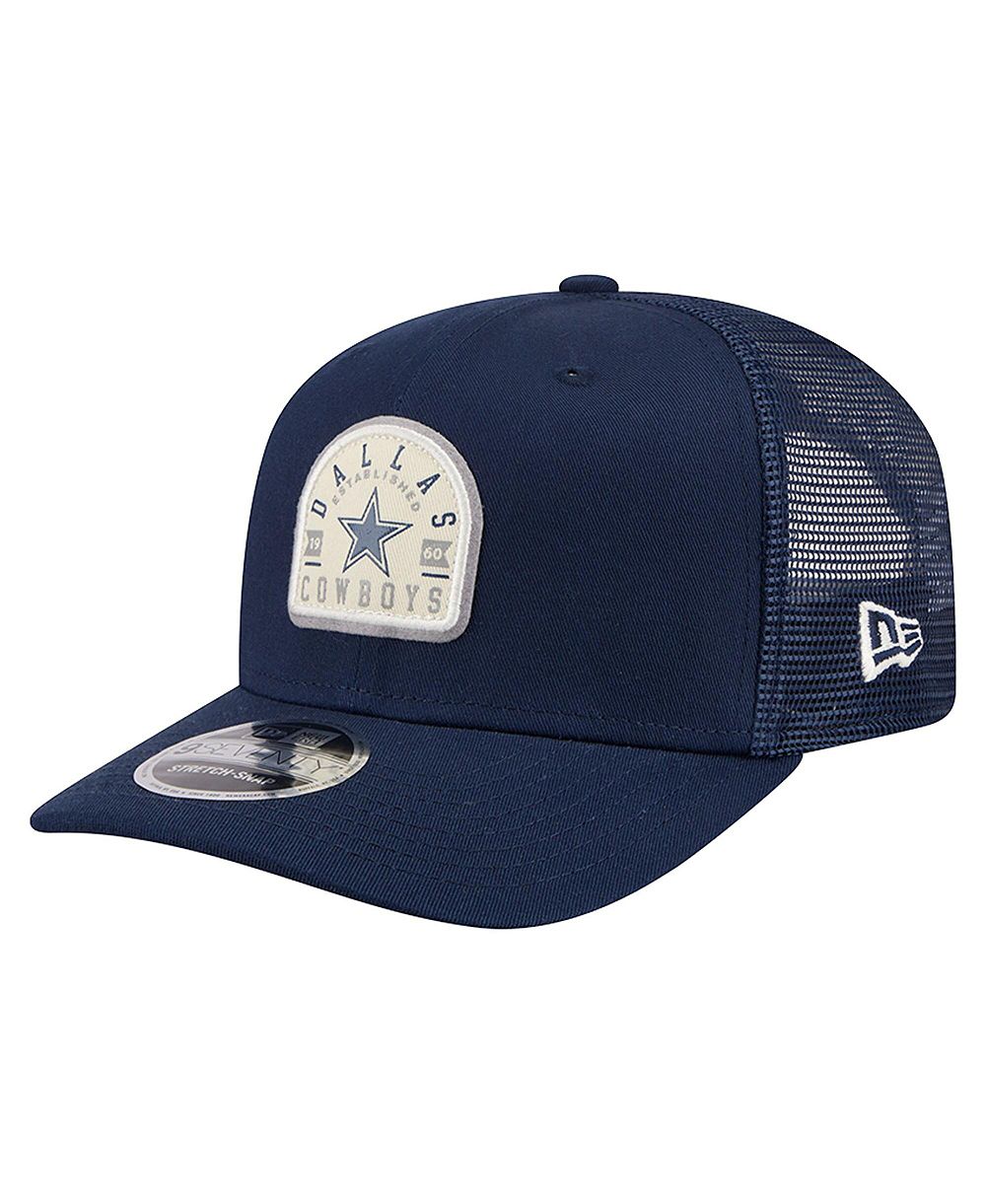 New Era Мужская бейсболка Dallas Cowboys Contest 9SEVENTY Adjustable Trucker, темно-синяя