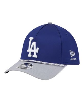 Мужская кепка New Era Royal/Gray Los Angeles Dodgers Rope M-Crown A-Frame 39THIRTY Flex