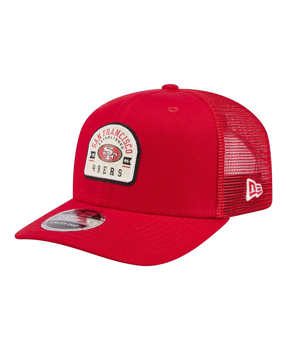 New Era Мужская Scarlet San Francisco 49ers Contest 9SEVENTY Adjustable Trucker Hat