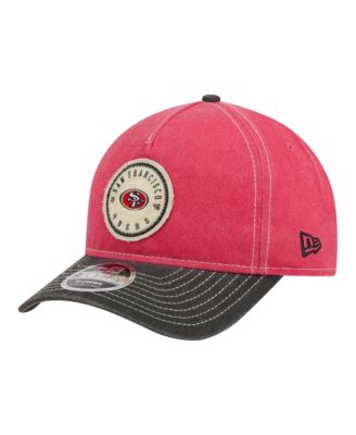 New Era Мужской Scarlet/Black San Francisco 49ers 9FORTY A-Frame Adjustable Hat