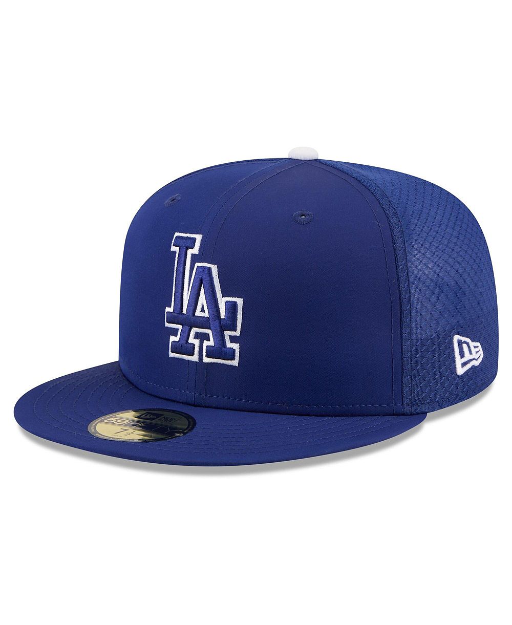 Детская кепка New Era Big Boys and Girls Royal Los Angeles Dodgers Batting Practice 59FIFTY Fitted