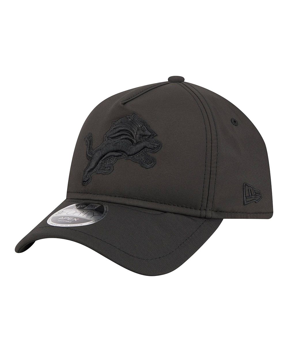 Мужская бейсболка New Era Black Detroit Lions Apex 9FORTY