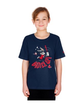 New Era Big Boys and Girls Navy Boston Red Sox Looney Tunes T-Shirt