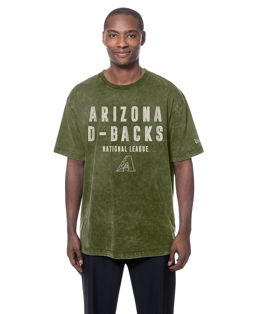 Мужская футболка New Era Olive Arizona Diamondbacks 2026 Armed Forces Day