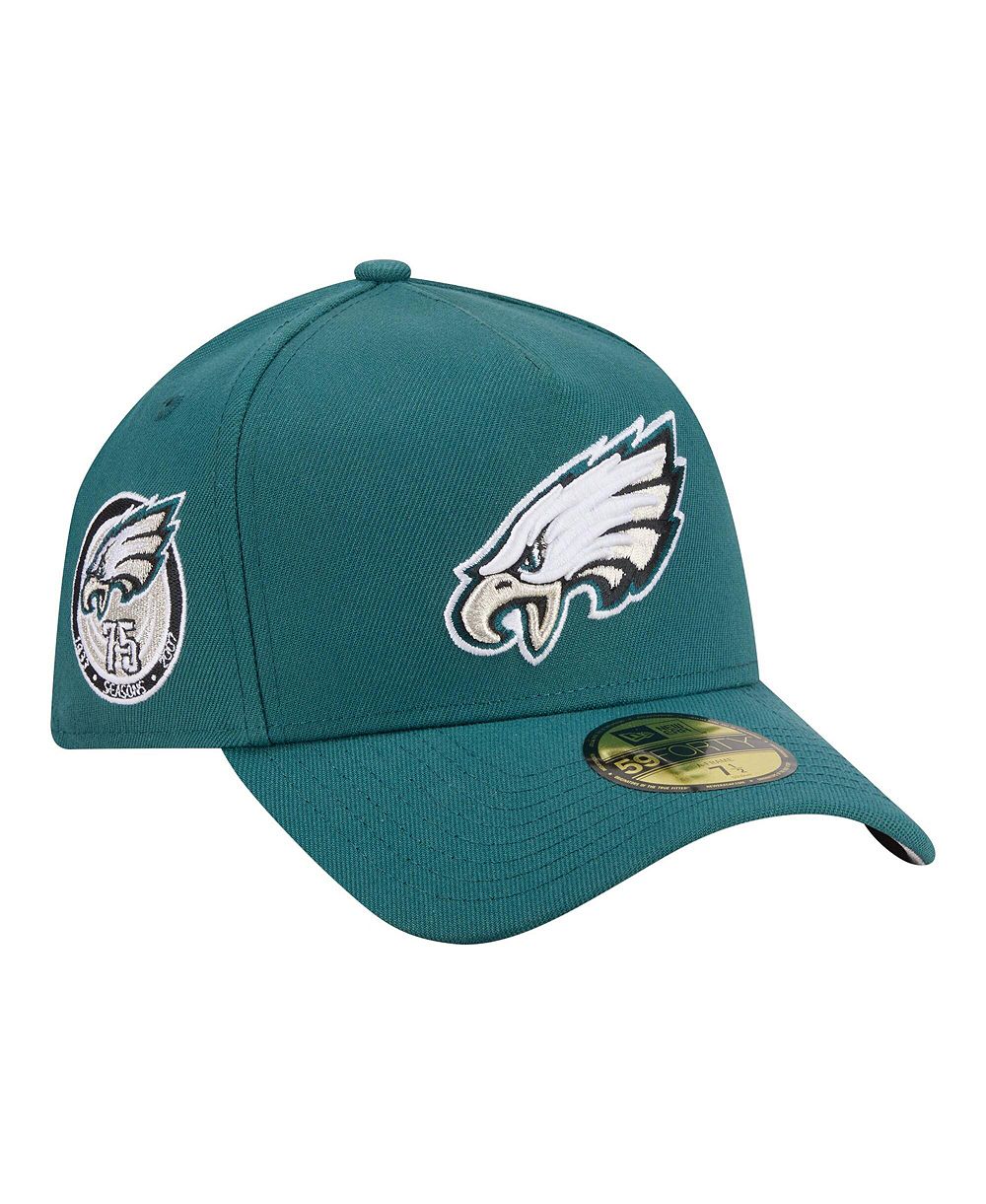 Мужская кепка New Era Midnight Green Philadelphia Eagles A-Frame 59FORTY Fitted