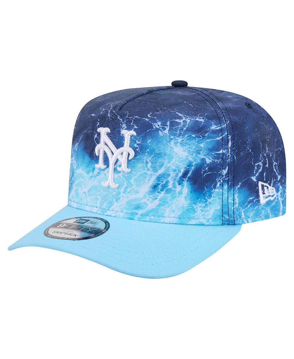 Мужская кепка New Era Light Blue New York Mets Deep Water Pre-Curved 9FIFTY A-Frame Snapback Hat