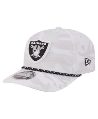 Мужская кепка New Era White Las Vegas Raiders Camo Rope 9SEVENTY Adjustable