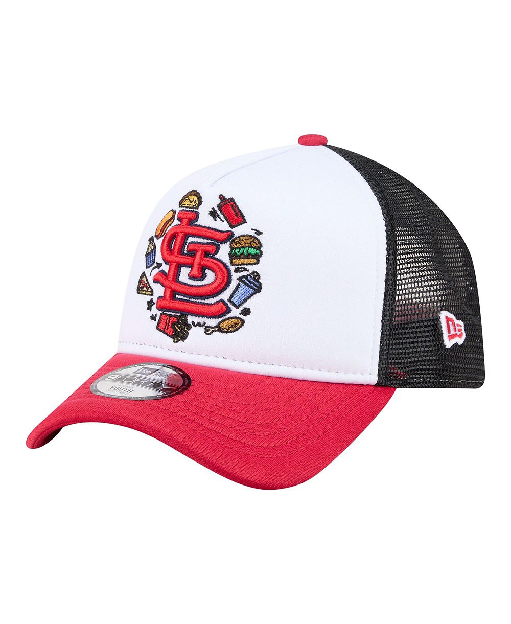 New Era кепка-тракер A-Frame 9FORTY St. Louis Cardinals для мальчиков и девочек, белая/красная