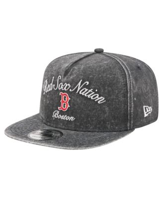 Мужская кепка-snapback New Era Boston Red Sox City Slogan A-Frame 9FIFTY черного цвета