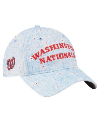 New Era Женская светло-голубая кепка Washington Nationals Daisy 9TWENTY