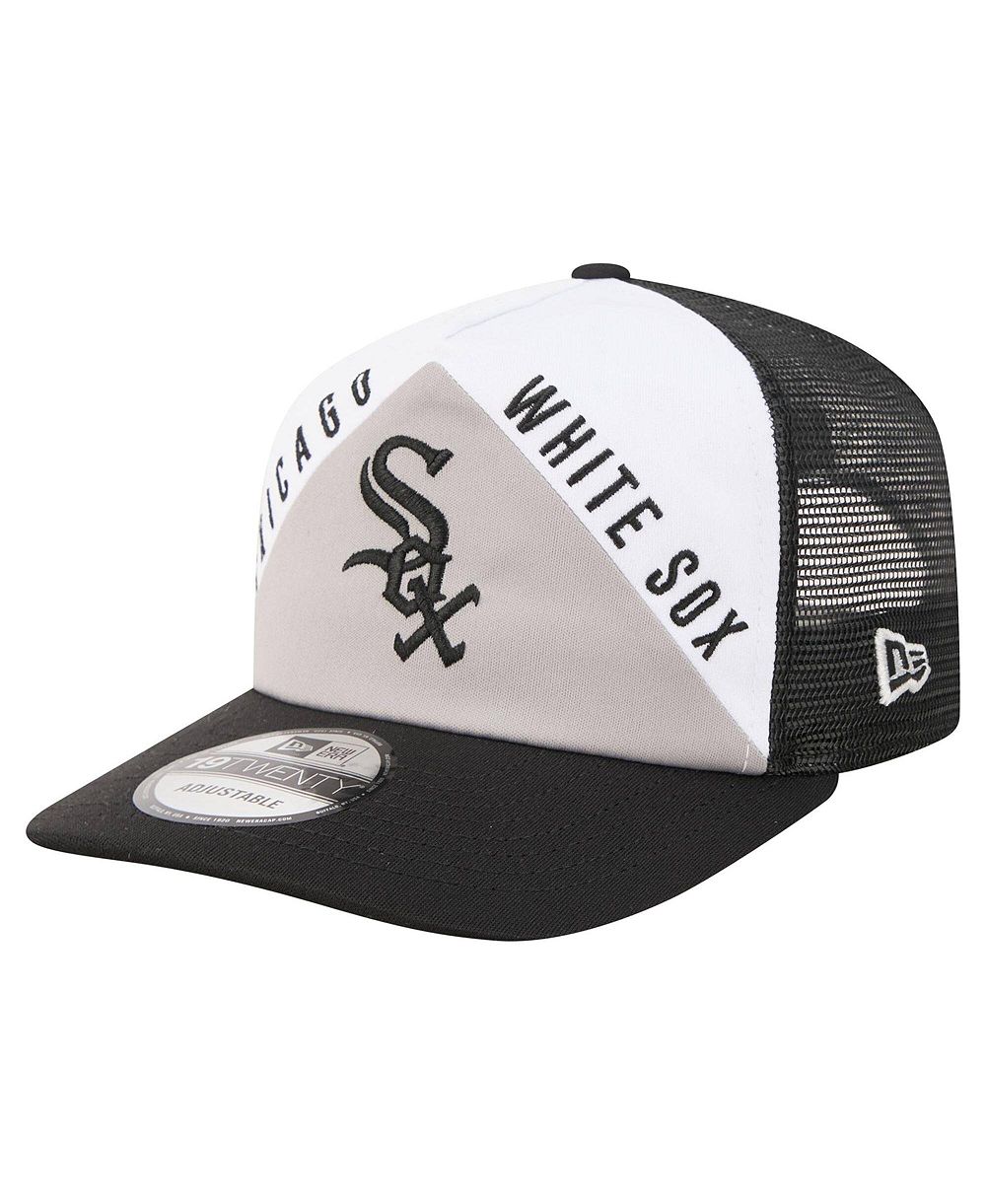 Мужская кепка New Era White/Black Chicago White Sox Retro Cut 19TWENTY Adjustable Trucker