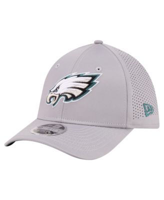 New Era Men's Gray Philadelphia Eagles 39THIRTY M-Crown Flex Fit Hat