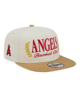 Мужская кепка New Era Cream Los Angeles Angels Club 9FIFTY A-Frame Snapback