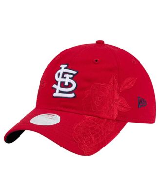New Era Women's Red St. Louis Cardinals Roses 9TWENTY Adjustable Hat