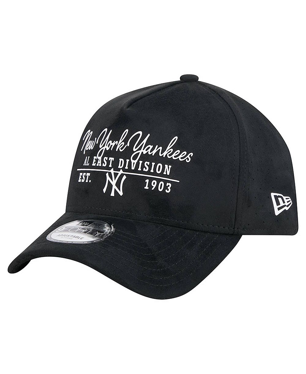 Мужская кепка New Era New York Yankees Script Text 9FORTY A-Frame Adjustable