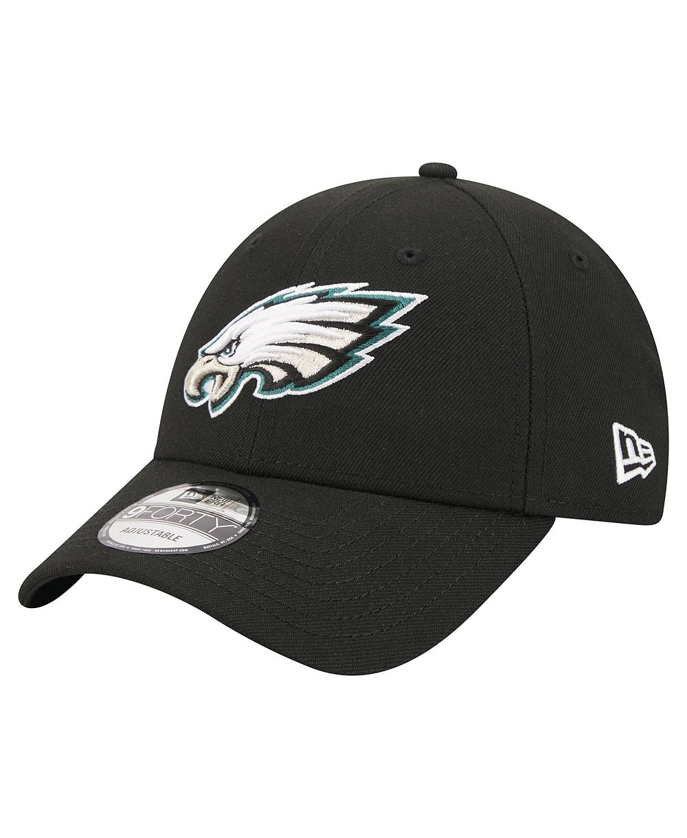 New Era Мужская кепка Black Philadelphia Eagles Core Team 9FORTY Adjustable