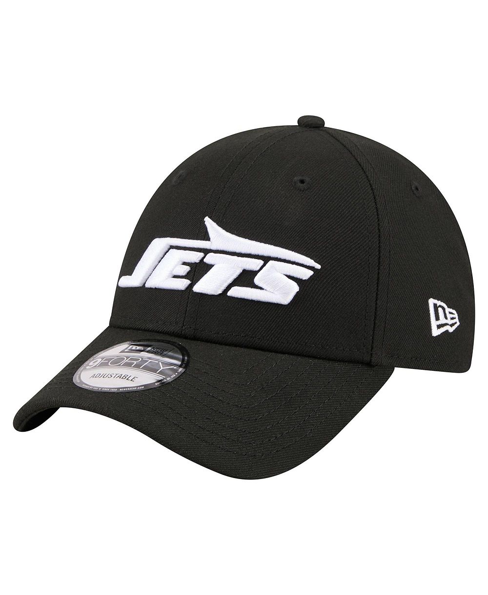 Мужская кепка New Era Black New York Jets Core Team 9FORTY Adjustable