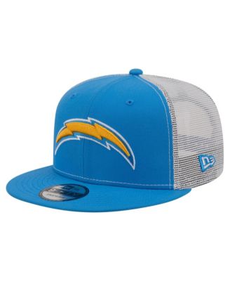Мужская толстовка New Era Powder Blue Los Angeles Chargers Core Team 9FIFTY Trucker Snapback