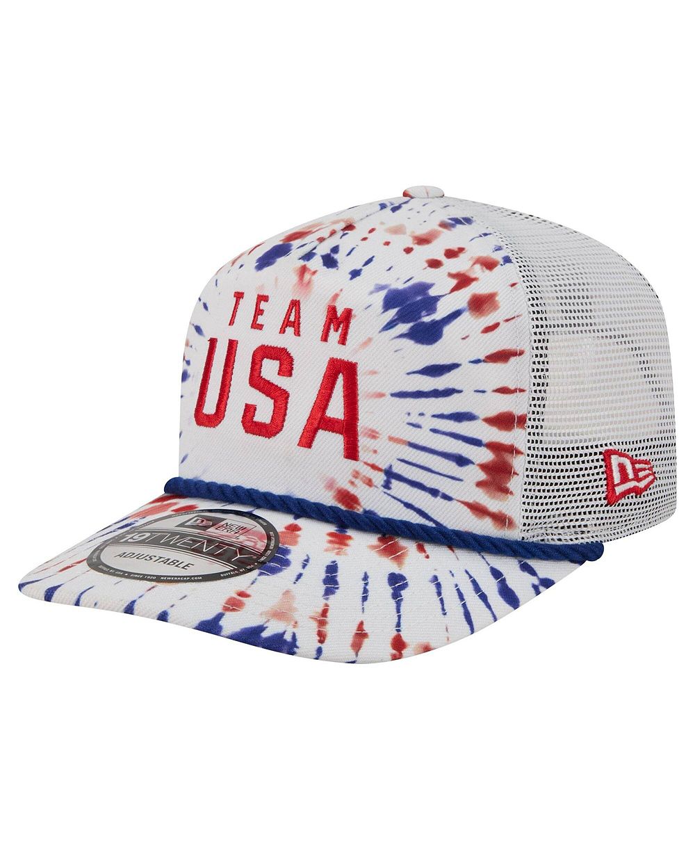 New Era Team USA Firework 19TWENTY Rope Trucker Snapback Кепка Мужская и Женская