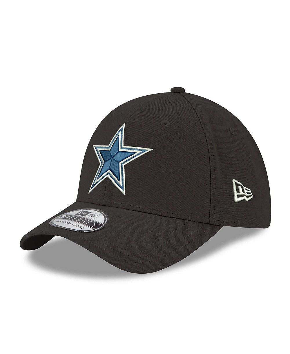 Мужская кепка New Era Black Dallas Cowboys Core Team 39THIRTY Flex
