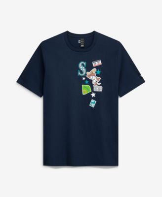 Мужская кепка New Era Navy Seattle Mariners City Patch T-Shirt