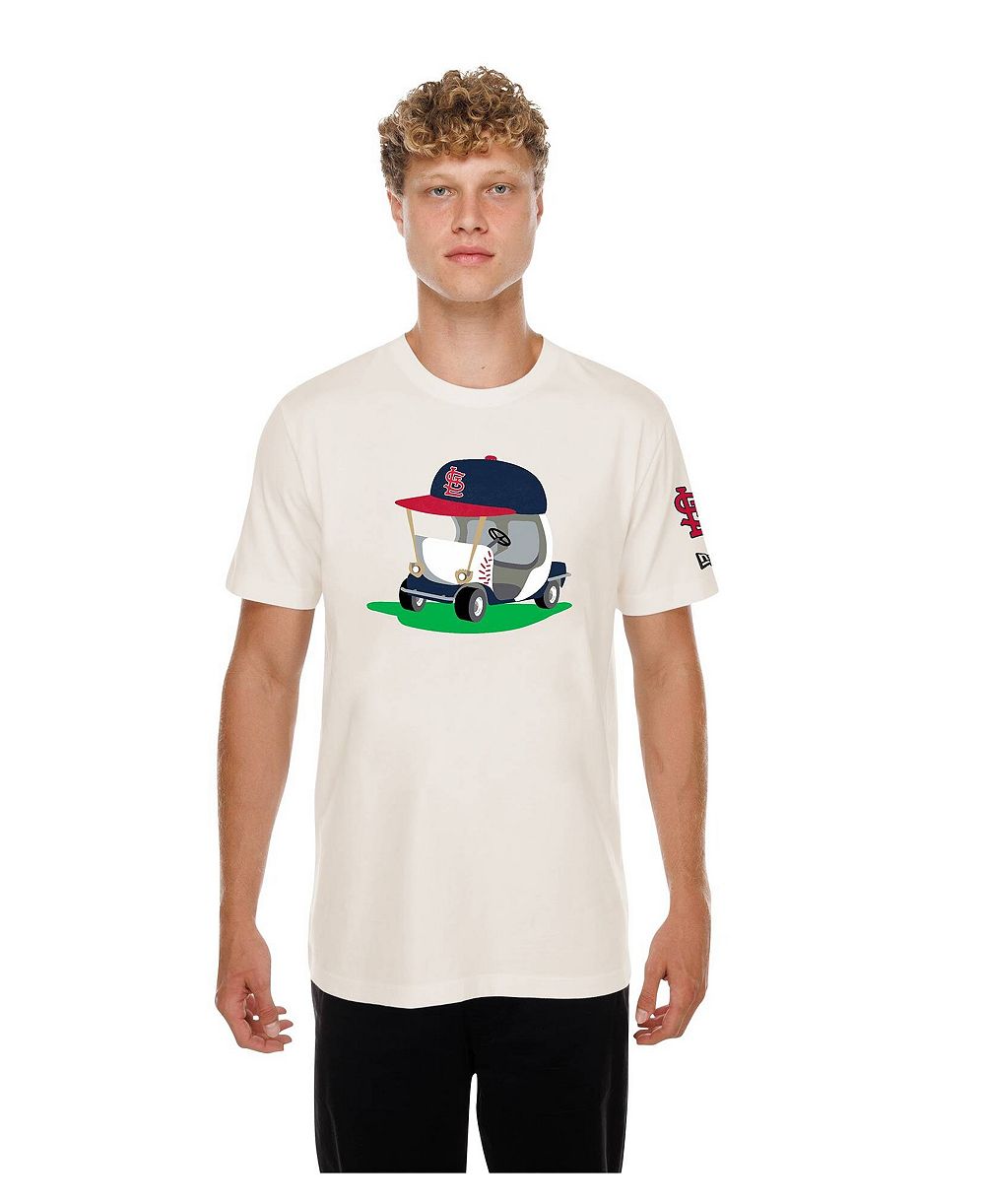 Мужская кепка New Era Natural St. Louis Cardinals Golf Mascot
