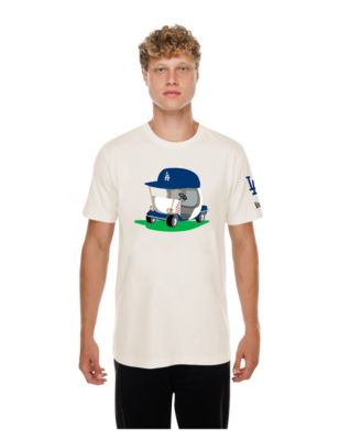 New Era Men's Natural Los Angeles Dodgers Golf Mascot T-Shirt