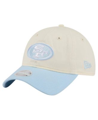 New Era Women's Cream/Coastal Blue San Francisco 49ers 9TWENTY Adjustable Hat