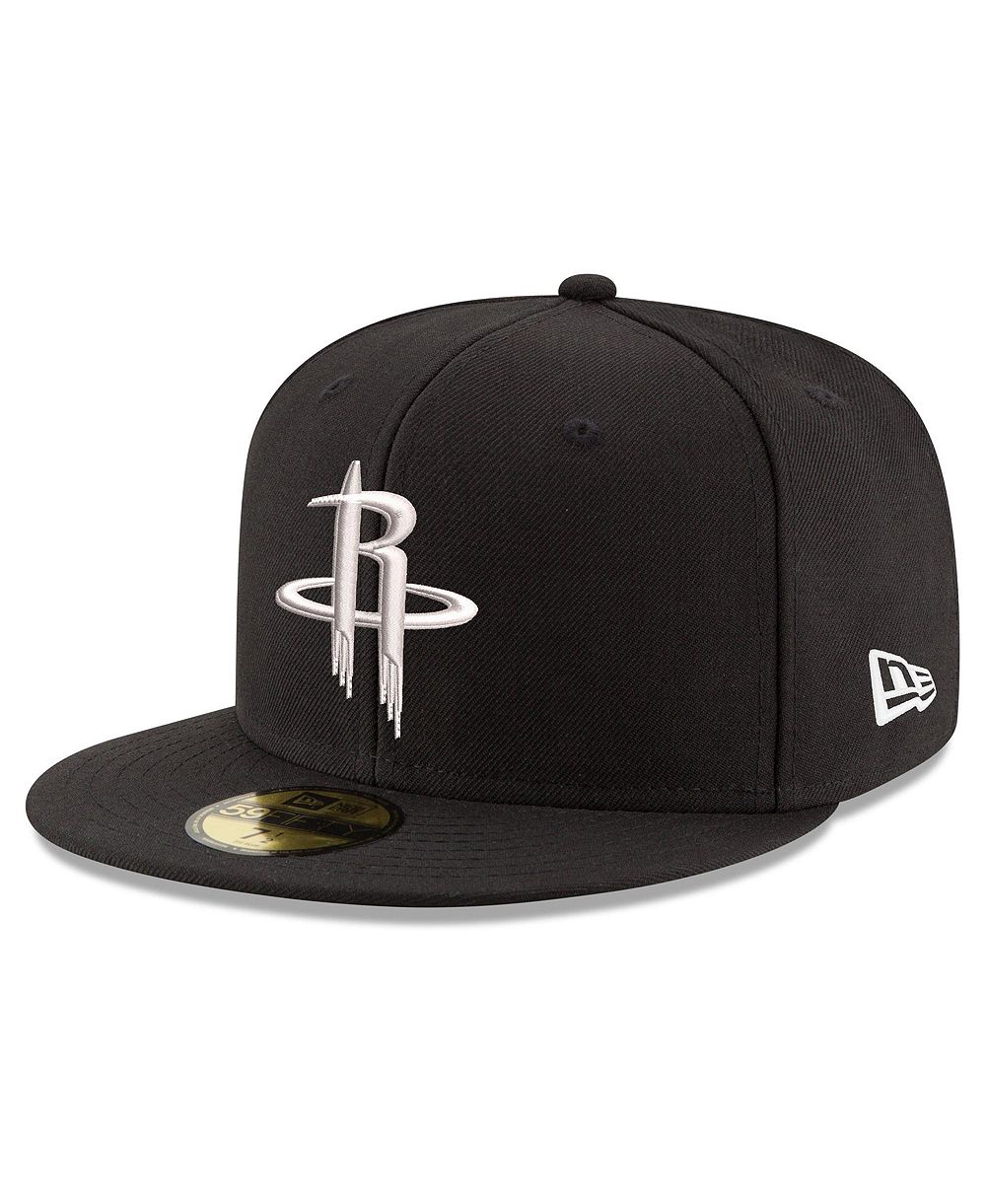 New Era Men's Black Houston Rockets 59FIFTY Fitted Hat
