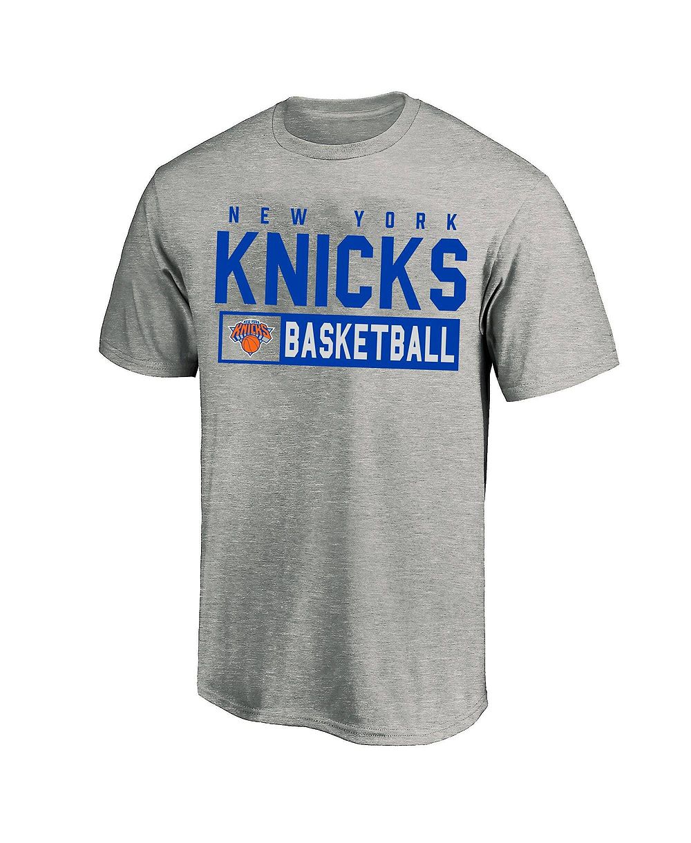Мужская футболка Profile Heather Gray New York Knicks Big & Tall Line