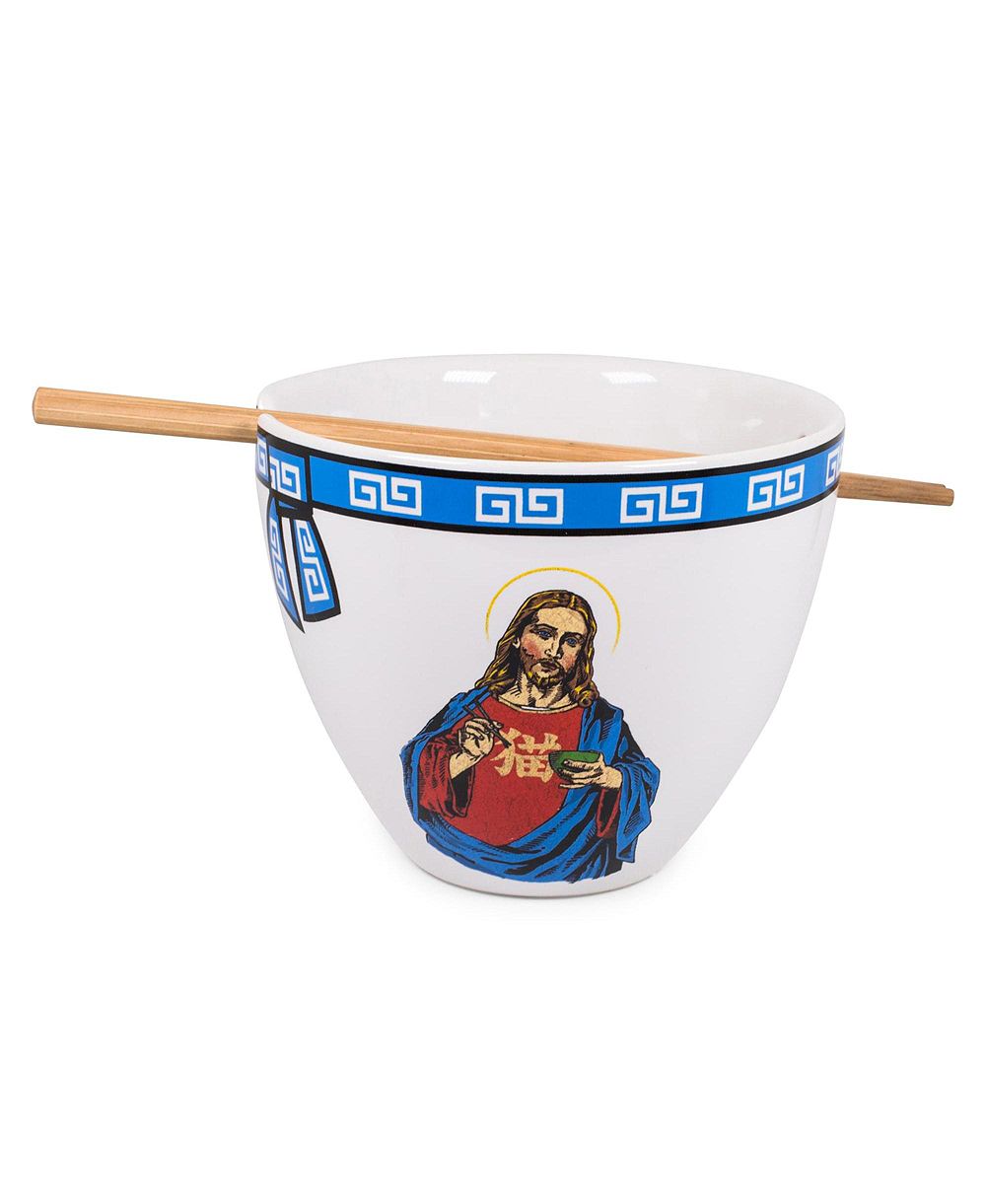 Boom Trendz набор японской посуды Bowl Bop Can I Get A Ramen, миска 16 унций, палочки для еды