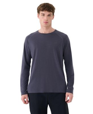 4F Men's Quick-Dry Trekking Long Sleeve Tee Crewneck Fit