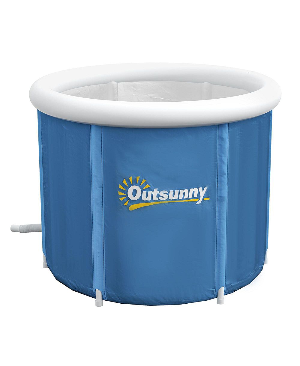 HIKEEN Cold Plunge Tub, Portable Ice Bath Cold Water Therapy Tub with Thermo Lid, for Athletes Recovery