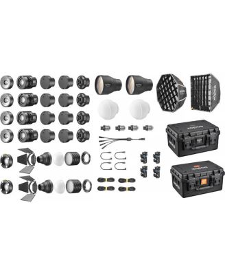 Godox Knowled MS60Bi Bi-Color 4-Light LED Light Kit USB-C Power