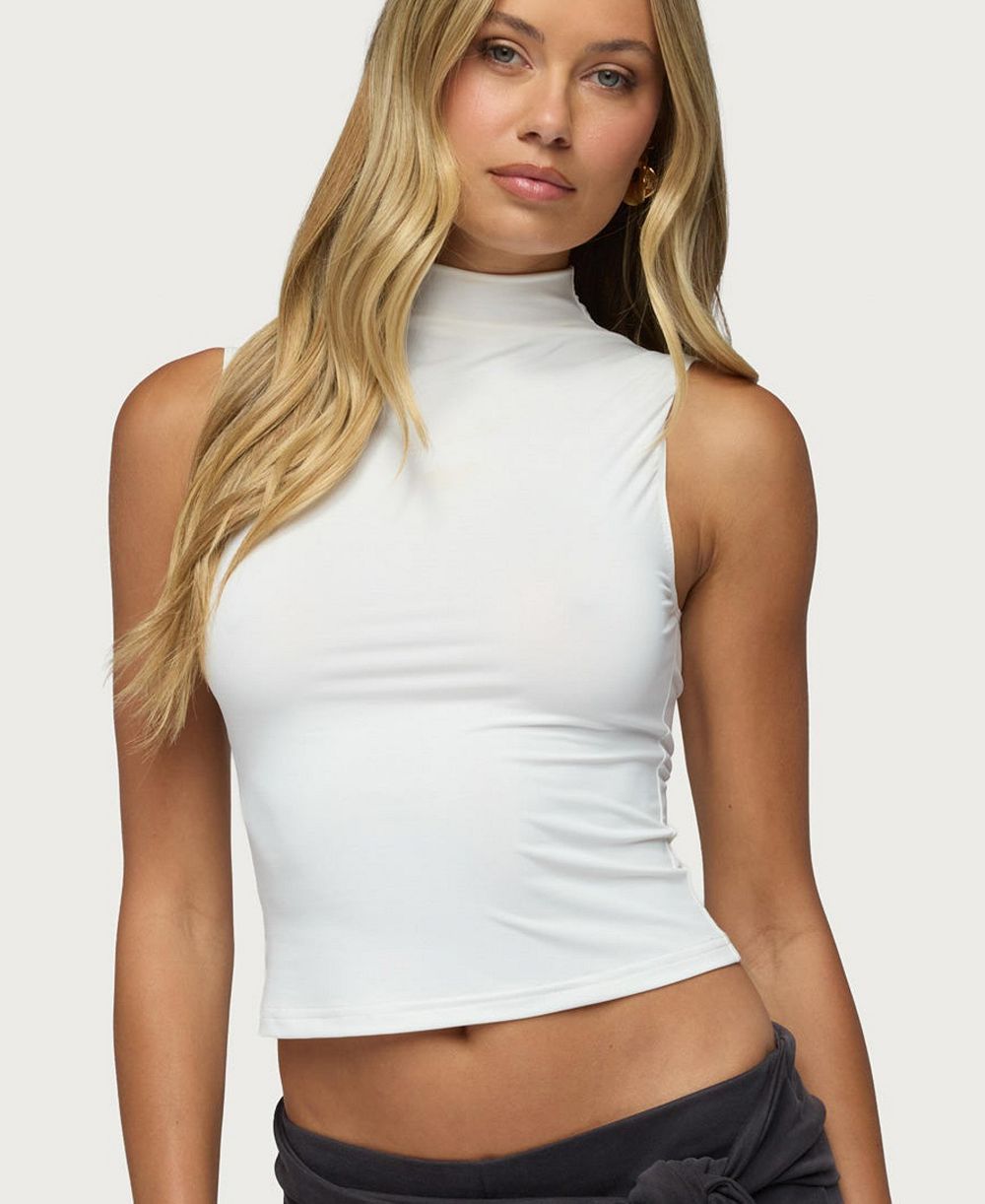 Женский топ Edikted Sleeveless Mykaylah High Neck