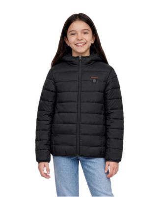 ororo Kids' S- XL 4-Zone Heated Lightweight Puffer Jacket