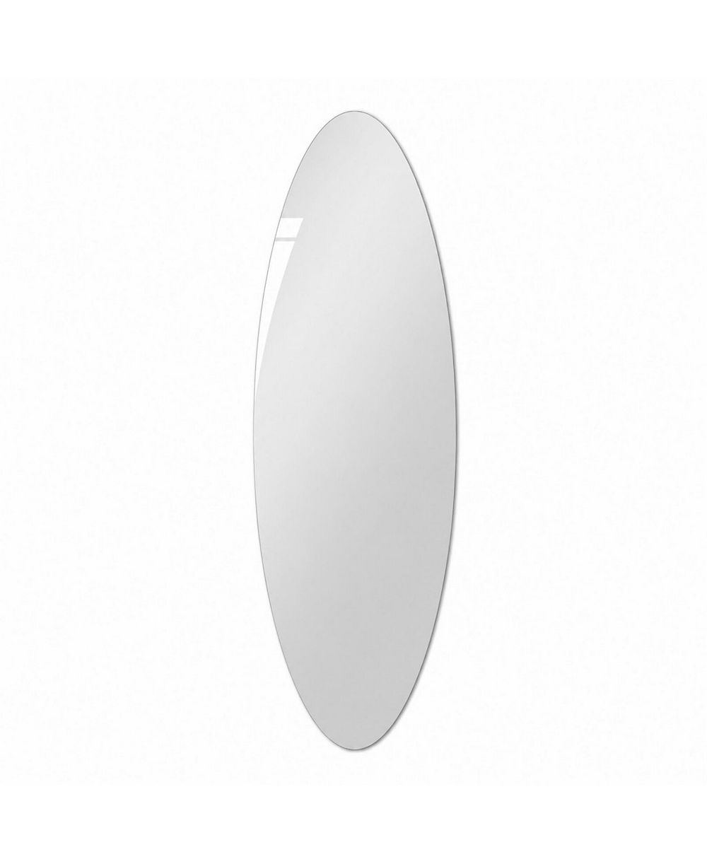 PHYING 63x 24 Inch Modern Oval Full Length Wall Mirror HD Copper-Free Glass Shatterproof Moisture Resistant Mount Dressing Mirror for Home Decor