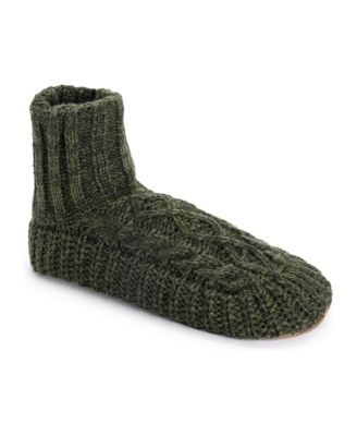 MUK LUKS мужские акриловые тапочки-ботинки с косичкой