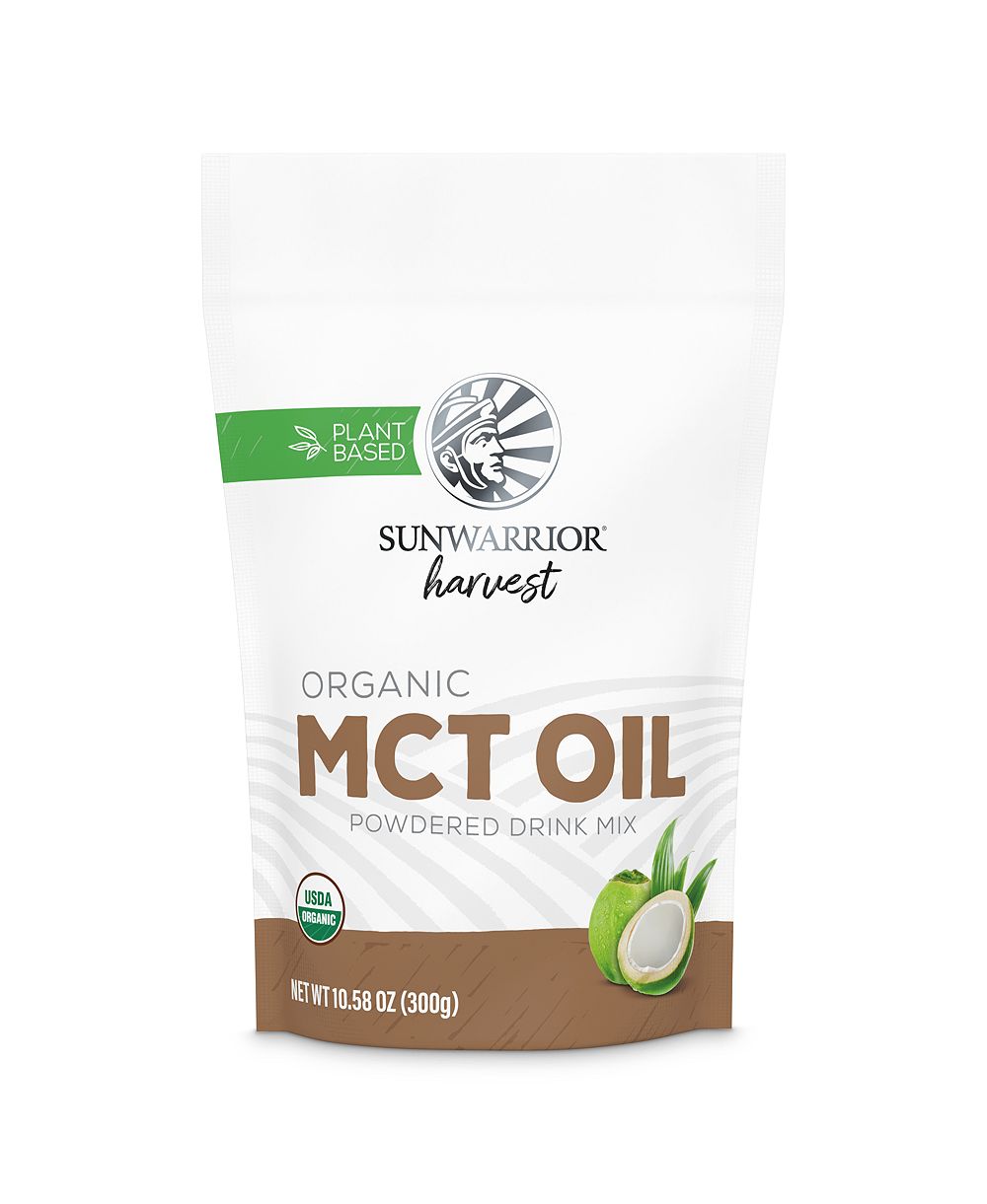 Sunwarrior Harvest MCT масло порошок кокосовый производный среднецепочечные триглицериды, не ГМО 300 грамм пакет