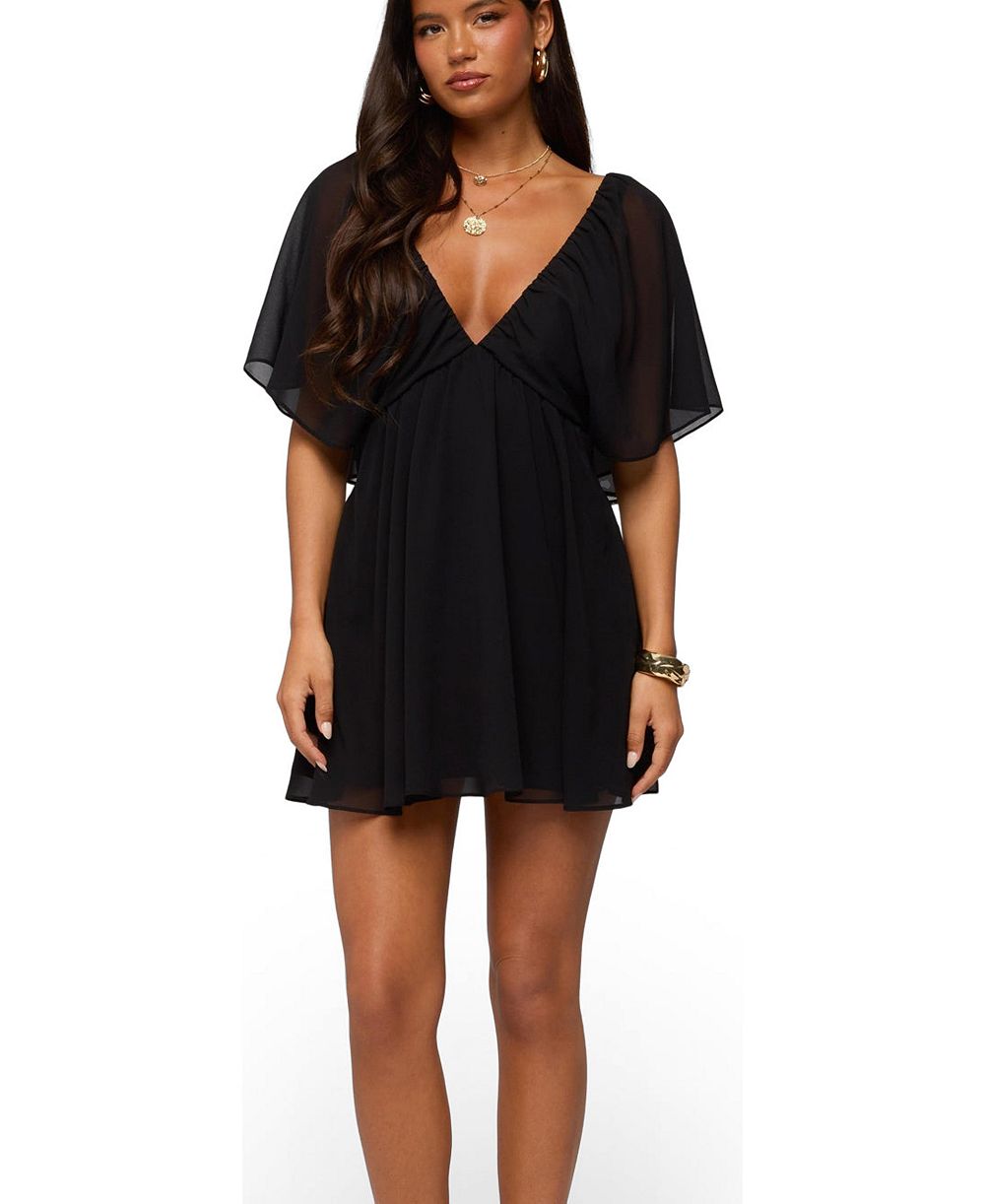 Edikted Женское мини-платье Babydoll из шифона Rosalee