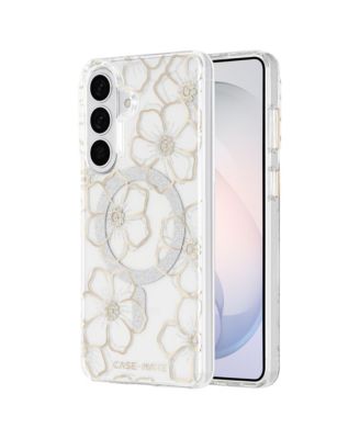Case-Mate Floral Gems Magnetic Phone Case for Samsung Galaxy S26 Plus