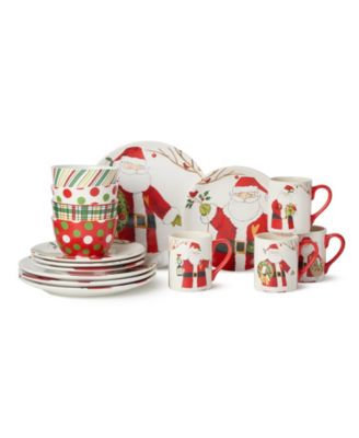 Certified International Santa Delight 16-Pc. Dinnerware Set, Service For 4