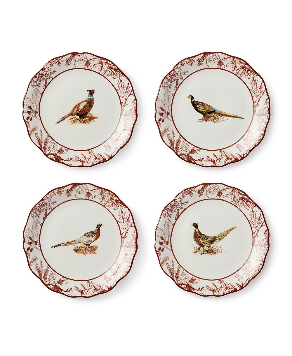 Тарелки для салата Certified International Pheasant Grove, набор 4 шт