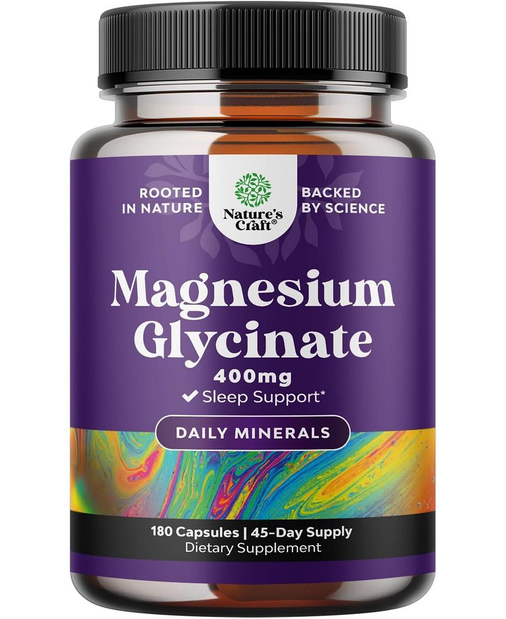 Добавка Nature's Craft Pure Magnesium Glycinate, 400mg, капсулы