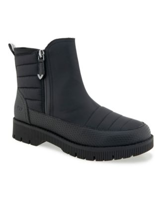 JBU Women's Abigail Weather Ready Wide Casual Zipper Booties