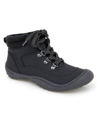 JBU Women's Chai Water-Resistant Lace-Up Casual Booties