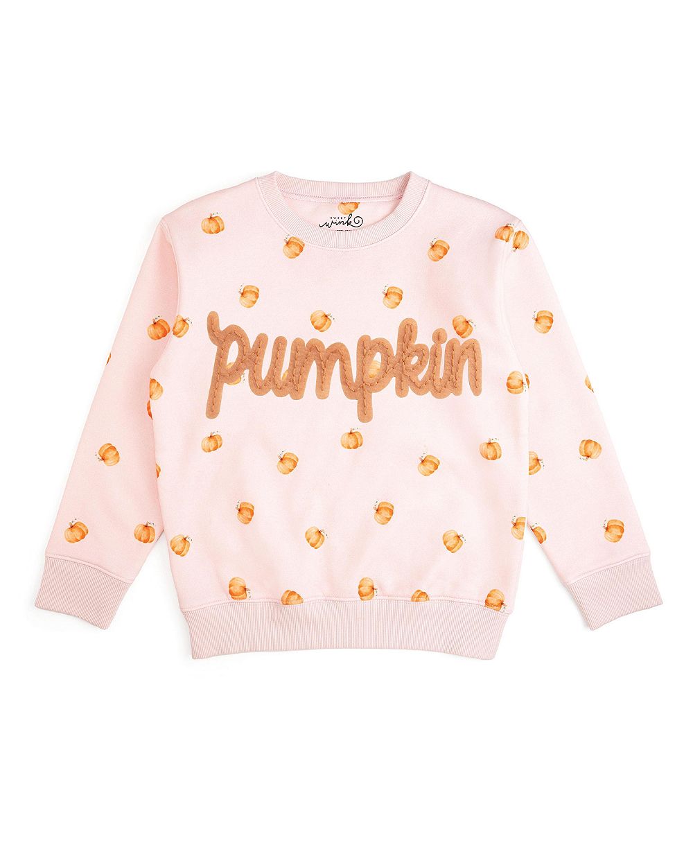 Свитшот Sweet Wink Big Girls Pumpkin Stitch Patch