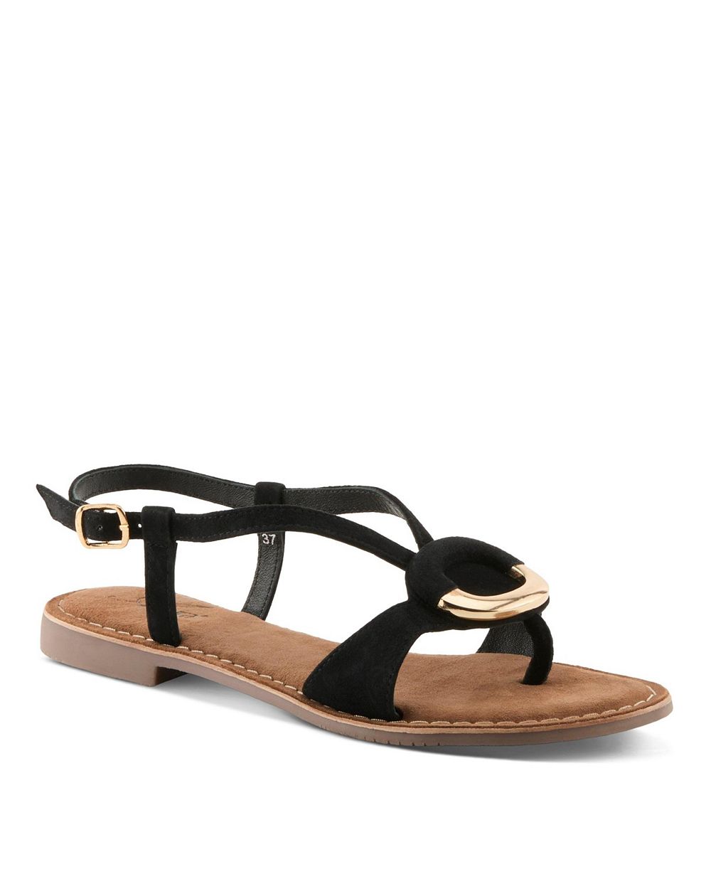 Azura Women's Classylady Suede Sandal with Suede Upper