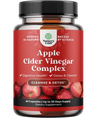 Капсулы Nature's Craft Apple Cider Vinegar с кайенским перцем, 60 шт.
