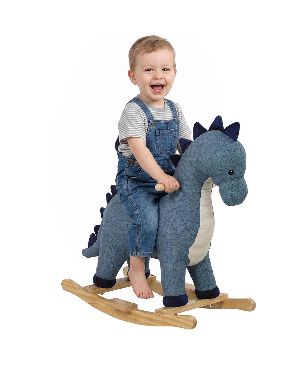 Детская качалка Qaba Dinosaur с реалистичными звуками